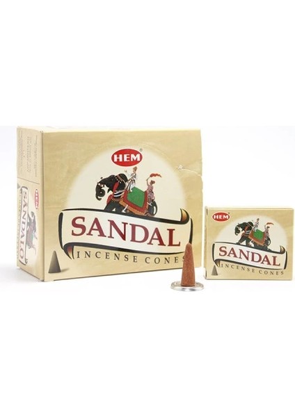 Sandal Aromalı Konik Tütsü