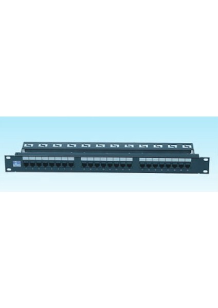 24 Port Cat6 Utp Patch Panel Dolu