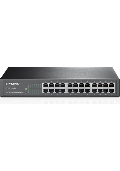 Tp-Lınk TL-SF1024D 24 Port 10/100 Metal Kasa Rackmount Swıtch