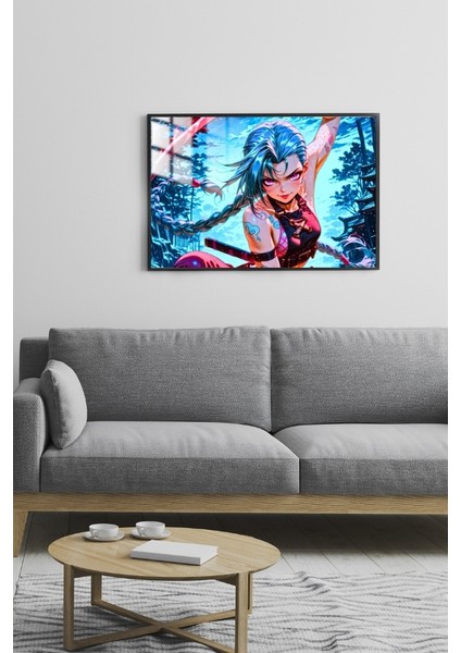 Lol Anime Çerçeveli Metal Poster Tablo