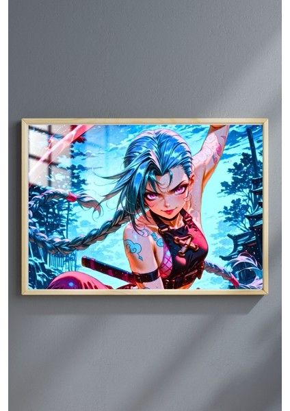 Lol Anime Çerçeveli Metal Poster Tablo modelleri