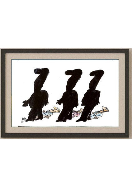 Ignjat Gatalo 35X25CM Orijinal Karikatür Tablo