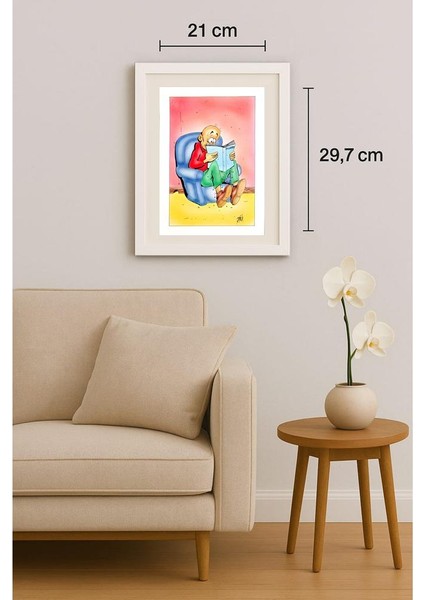 Patrick Heymansi 29X21CM Orijinal Karikatür Tablo indirimleri