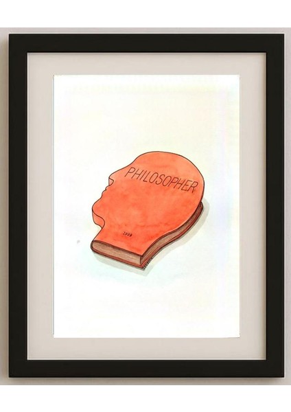 Ivan Kovacik 29X21CM Orijinal Karikatür Tablo