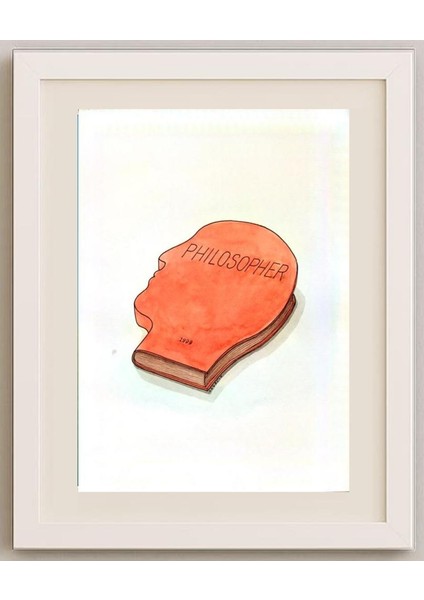 Ivan Kovacik 29X21CM Orijinal Karikatür Tablo fırsatları