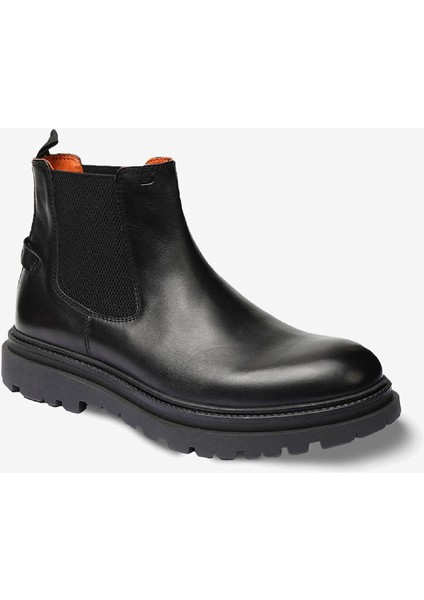 Erkek Siyah Hakiki Deri Chelsea Bot 3K1OB16281