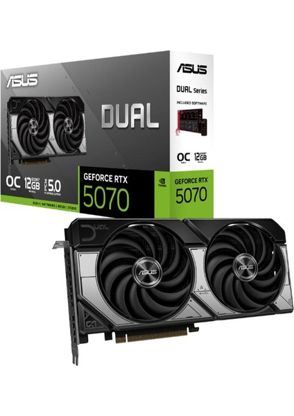 Asus Geforce DUAL-RTX5070-O12G 12GB Gddr7 192BIT 3xdp 1xhdmı Ekran Kartı