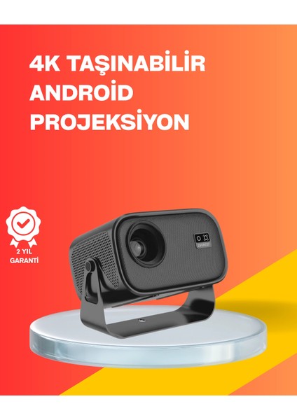 4000 Lümen Parlaklık Değerine Sahip Ev ve Ofis Projektör