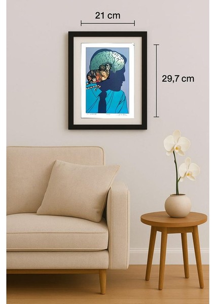 Horia Crisan 29X21CM Orijinal Karikatür Tablo fiyatları