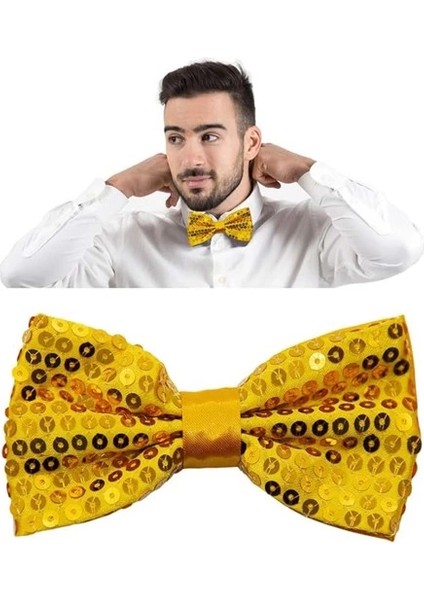 Altın Payetli Pullu Papyon modelleri