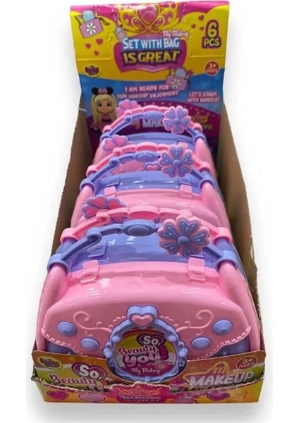 Çantalı Güzelik Seti 6 Lı Stand 1 Adet Fiyatıdır fiyatları