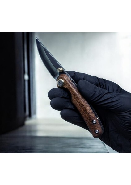 Afrika Sapelli Saplı Kilit Mekanizmalı Isme Özel Yazılı Dövme Çelikten Avcı Kamp Bıçağı - F103 modelleri