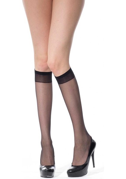 12 Adet Ince Dizaltı Çorap 20 Denye 500 Siyah fiyatları