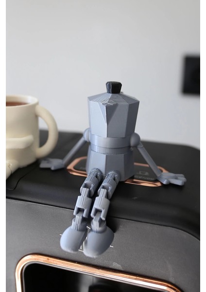 6'lı Ayaklı Kahve Seti - Moka Pot - Kahve Tanesi - Çaydanlık - Cezve - Kahve Bardağı - Bardak indirimleri