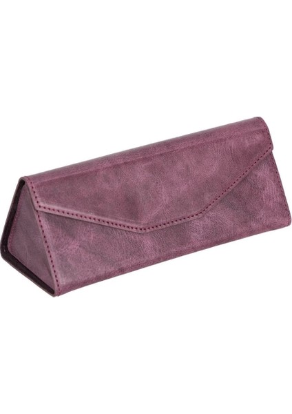 Smart Glass Deri Gözlük Kılıfı Tn6 Mor indirimleri