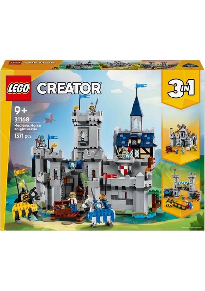 LEGO Creator 3'ü 1 Arada Orta Çağ Atlı Şövalye Kalesi 31168 fırsatları