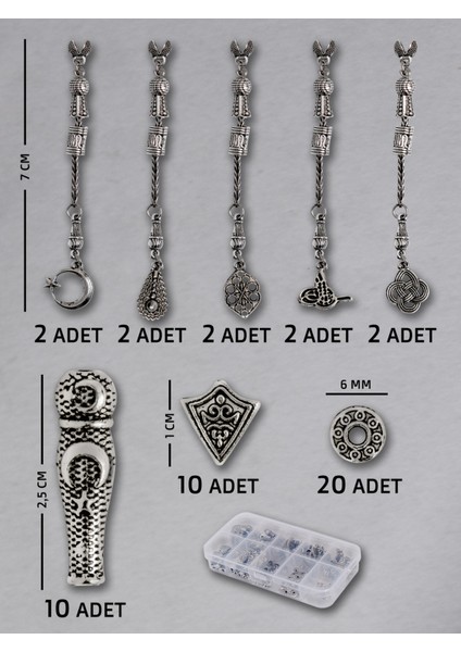 10 Adet Tekli Karışık Püskül Seti – Doğal Taş | Epoksi Tesbih ve Takı Yapımı Için Şık ve Dayanıklı