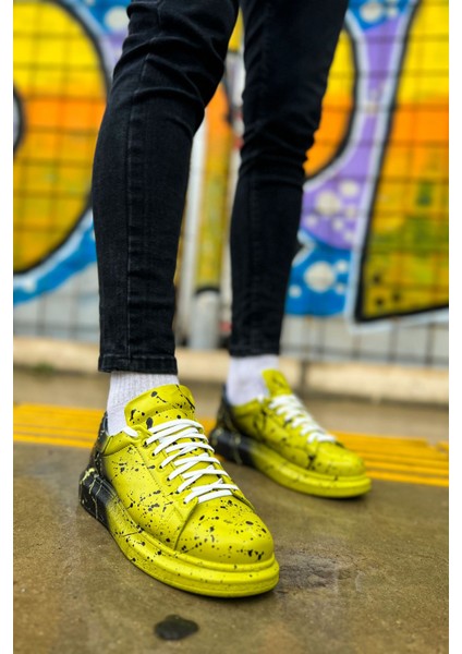 CH254 - Cbt Pittura Erkek Ayakkabı 546 Yesıl Sıyah Splush