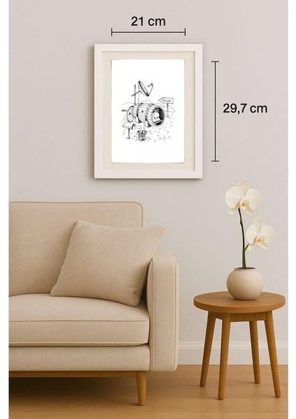 Winfried Besslich 29X21CM Orijinal Karikatür Tablo indirimleri