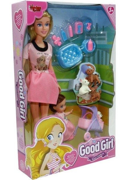 WG-115564 Kutulu 29 cm Anne Kız Pet Shopta Bebek