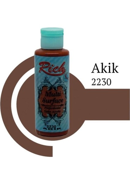 Rich Multi Surface 2232 Kestane Akrilik Boya 120 cc