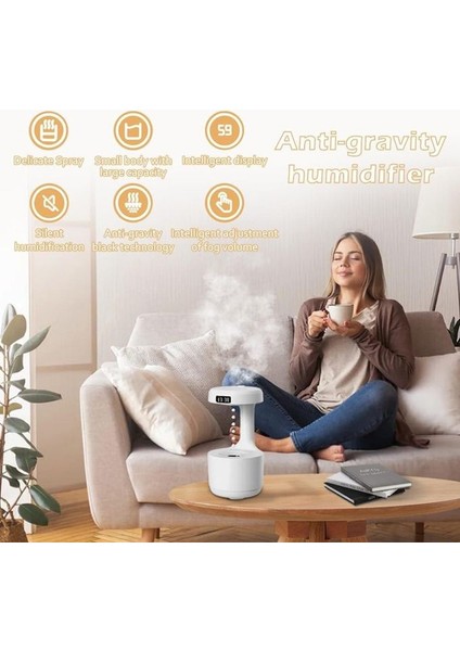 Anti Yer Çekimi Su Damlası Hava Nemlendirici ve Aroma Terapi Cihazı,gece Lambası modelleri