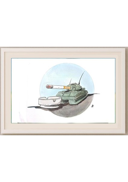 Nikola Otas 35X25CM Orijinal Karikatür Tablo fırsatları