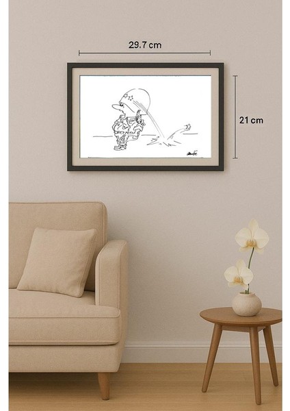 Branko Premuzic 29X21CM Orijinal Karikatür Tablo fiyatları