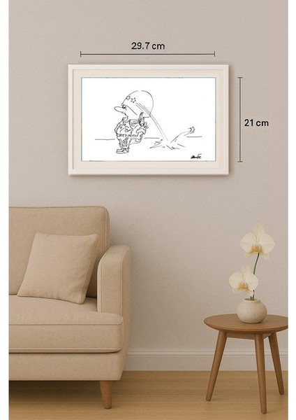 Branko Premuzic 29X21CM Orijinal Karikatür Tablo indirimleri