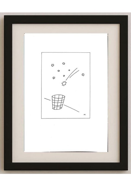 Sergei Koupriy 29X21CM Orijinal Karikatür Tablo