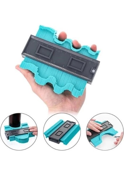 Çok Fonksiyonlu Plastik Kontur Ölçüm Cihazı Ahşap Fayans Şekillendirme Kalıbı