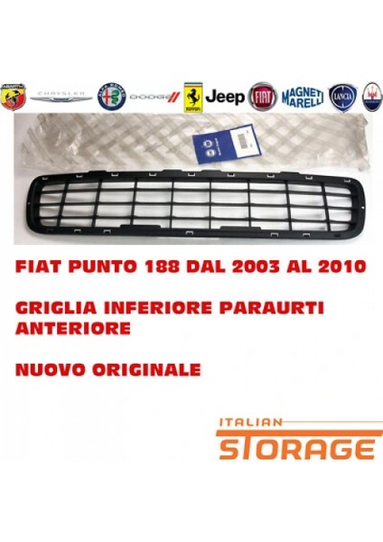 Punto 2003-2005 Tampon Orta Izgarası Oem No (735360051)