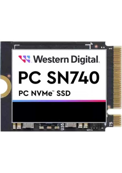 Wd SN740 2230 256GB Mini Nvme Pcıe M.2 5150/4850 SSD (Kutusuz) SDDPTQD-256G-1012