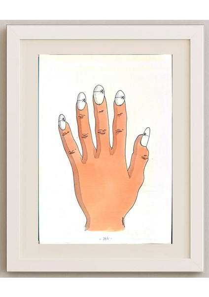 Lubomir Kotrha 29X21CM Orijinal Karikatür Tablo fırsatları