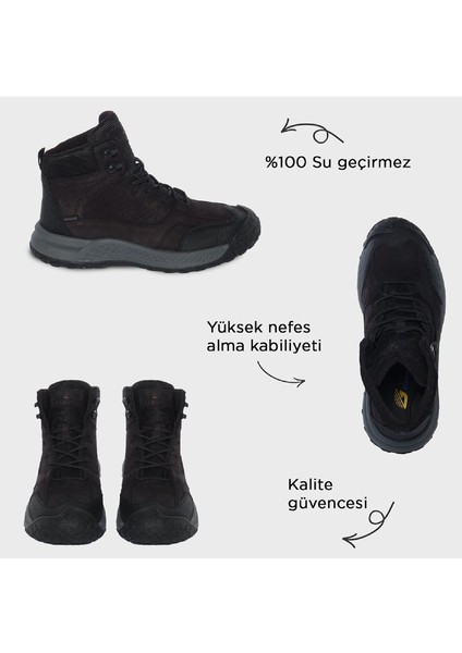 Erkek Siyah Su Geçirmez Outdoor Bot 4K1GB17691
