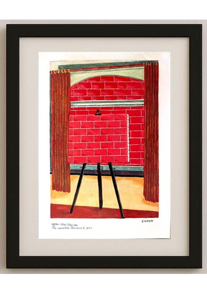 Peter Nieuwendijk 29X21CM Orijinal Karikatür Tablo