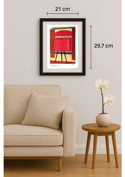 Peter Nieuwendijk 29X21CM Orijinal Karikatür Tablo fiyatları