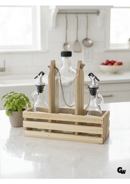 Ahşap Doğal 3lü 2+1 Set Yağdanlık ve Sosluk Takımı(Set)(Ihlamur - Kavak) fiyatları