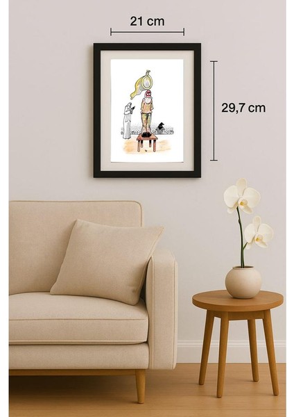 Tomislav Dusanic 29X21CM Orijinal Karikatür Tablo fiyatları