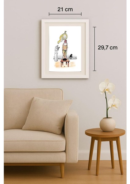 Tomislav Dusanic 29X21CM Orijinal Karikatür Tablo indirimleri