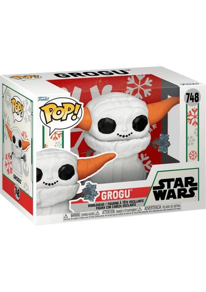 Funko Pop Star Wars Holiday Snowman Grogu modelleri