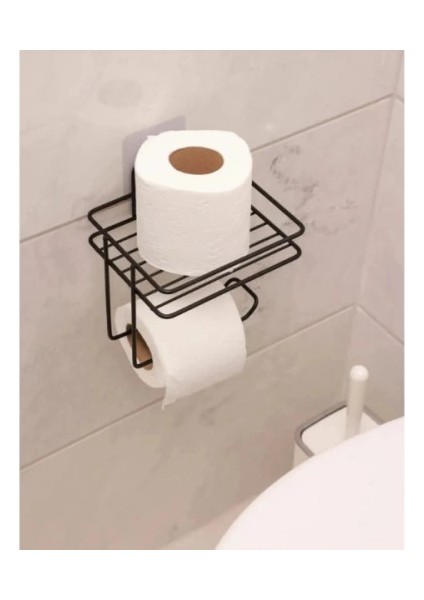 Pratik Yapışkanlı Metal Tuvalet Kağıdı Tutucu modelleri