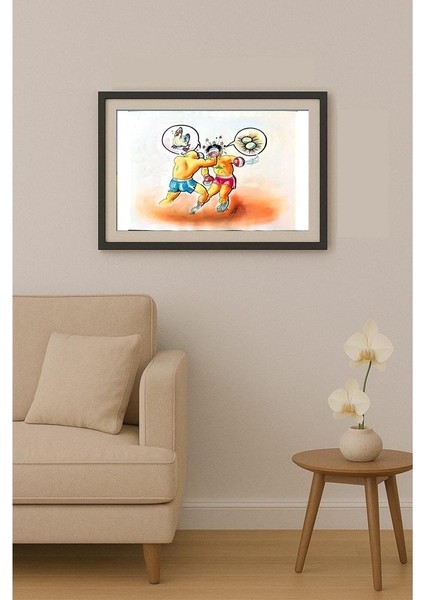 Bilic Hrvoje 43X30CM Orijinal Karikatür Tablo fiyatları