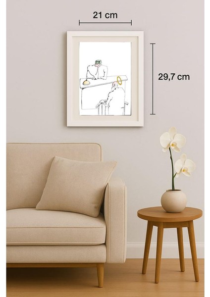 Tsocho Peev 29X21CM Orijinal Karikatür Tablo indirimleri