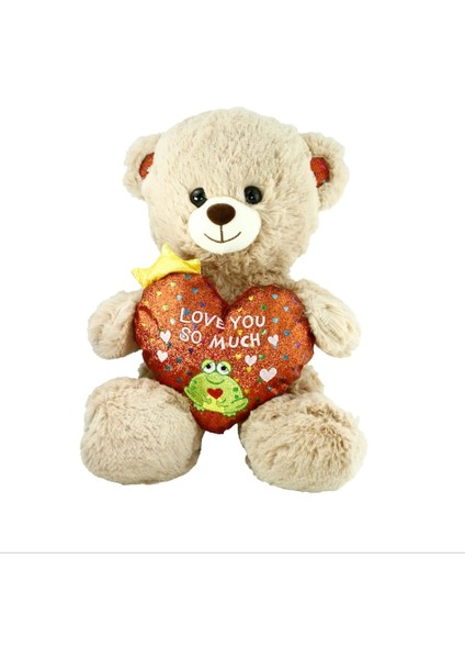 PJH2323 Peluş 30CM I Love You Kalpli Ayı -Vrd modelleri