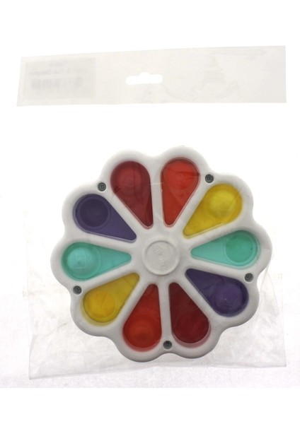 Pop It Eğitici Çark Ingilizce Sayılar ve Şekiller