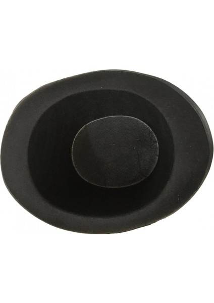 Yetişkinler Için Siyah Renk Ringmaster Sihirbaz Şapkası Fötr Şapka 15 cm