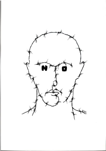 Winfried Besslich 29X21CM Orijinal Karikatür Tablo modelleri