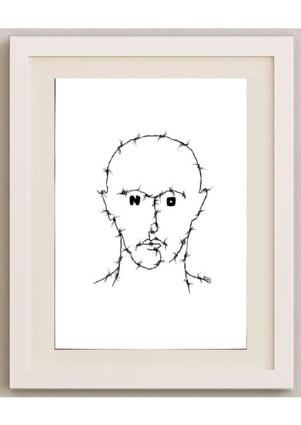 Winfried Besslich 29X21CM Orijinal Karikatür Tablo fırsatları