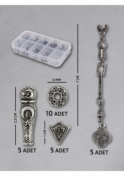 5 Adet Tekli Kazaz Püskül Seti – Doğal Taş | Epoksi Tesbih ve Takı Yapımı Için Şık ve Dayanıklı